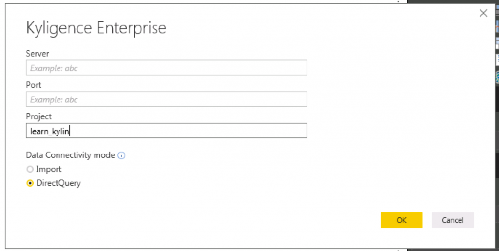Kyligence and DirectQuery